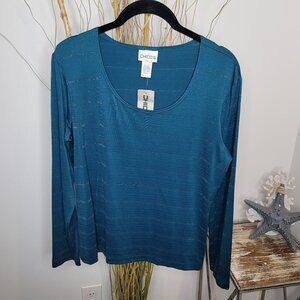 Chico's NWT Blouse Womens 0‎ (Small)